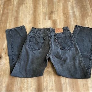 Levi’s gray 505 straight leg jeans
